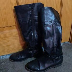 Black Fashion Boots